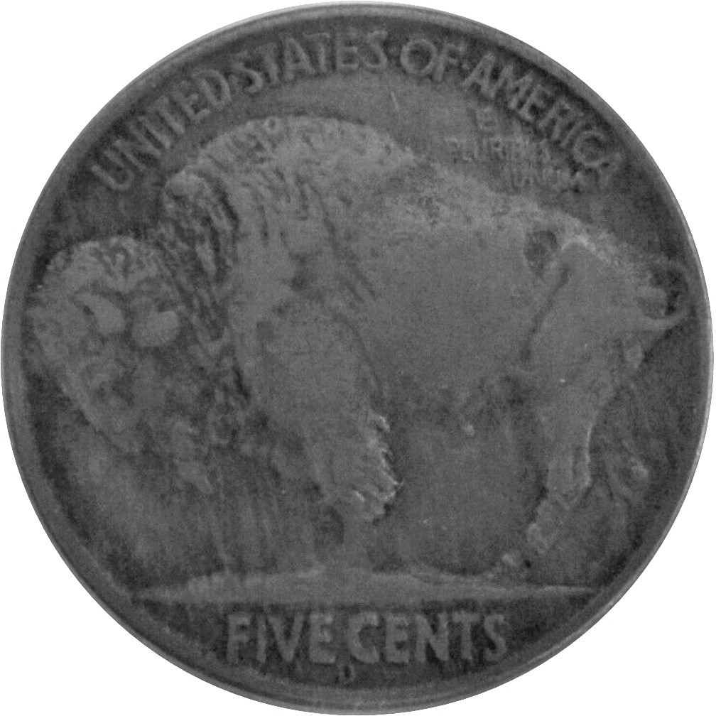 1937-D-5c-Buffalo-Nickel-3-Legs-#2